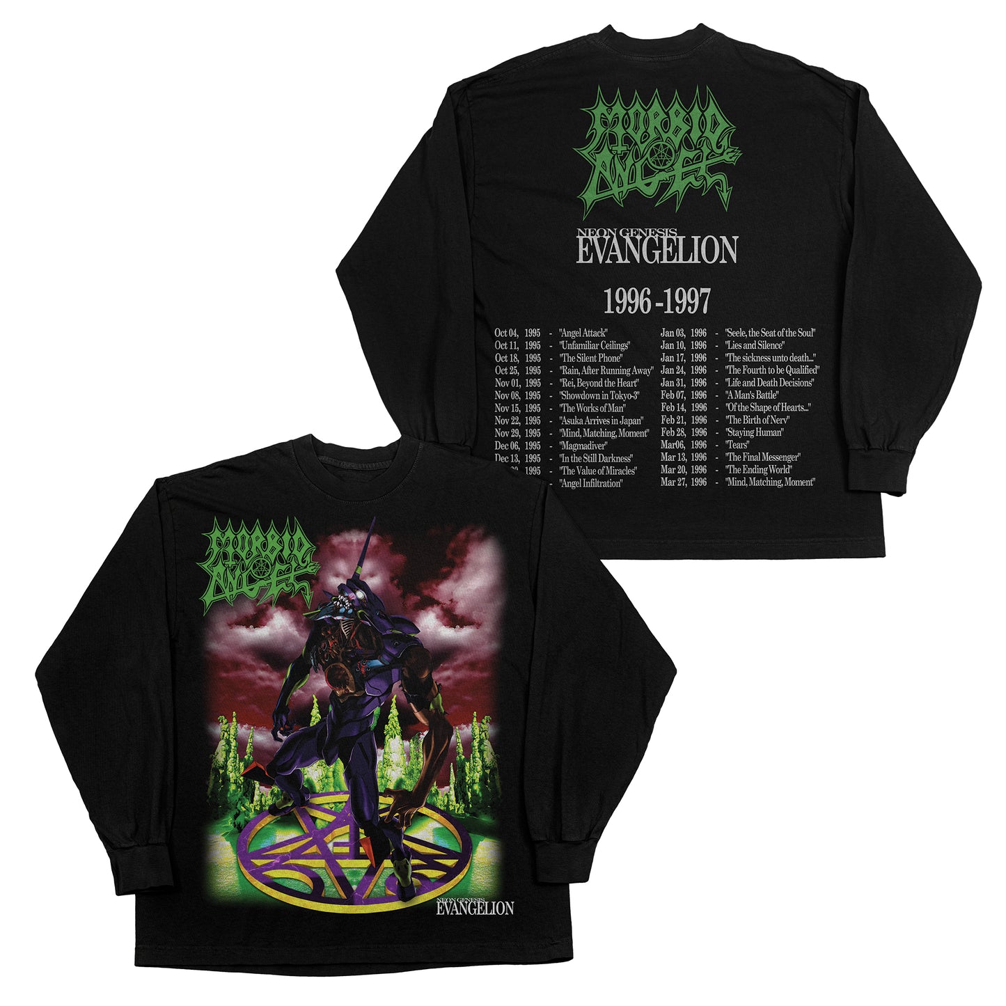 Morbid Angel x Evangelion "Domination" F&B print - CC 6014
