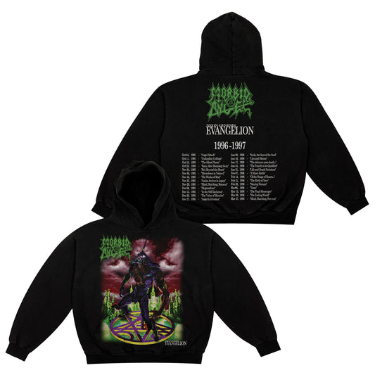 Morbid Angel x Evangelion "Domination" F&B print - Hoodie