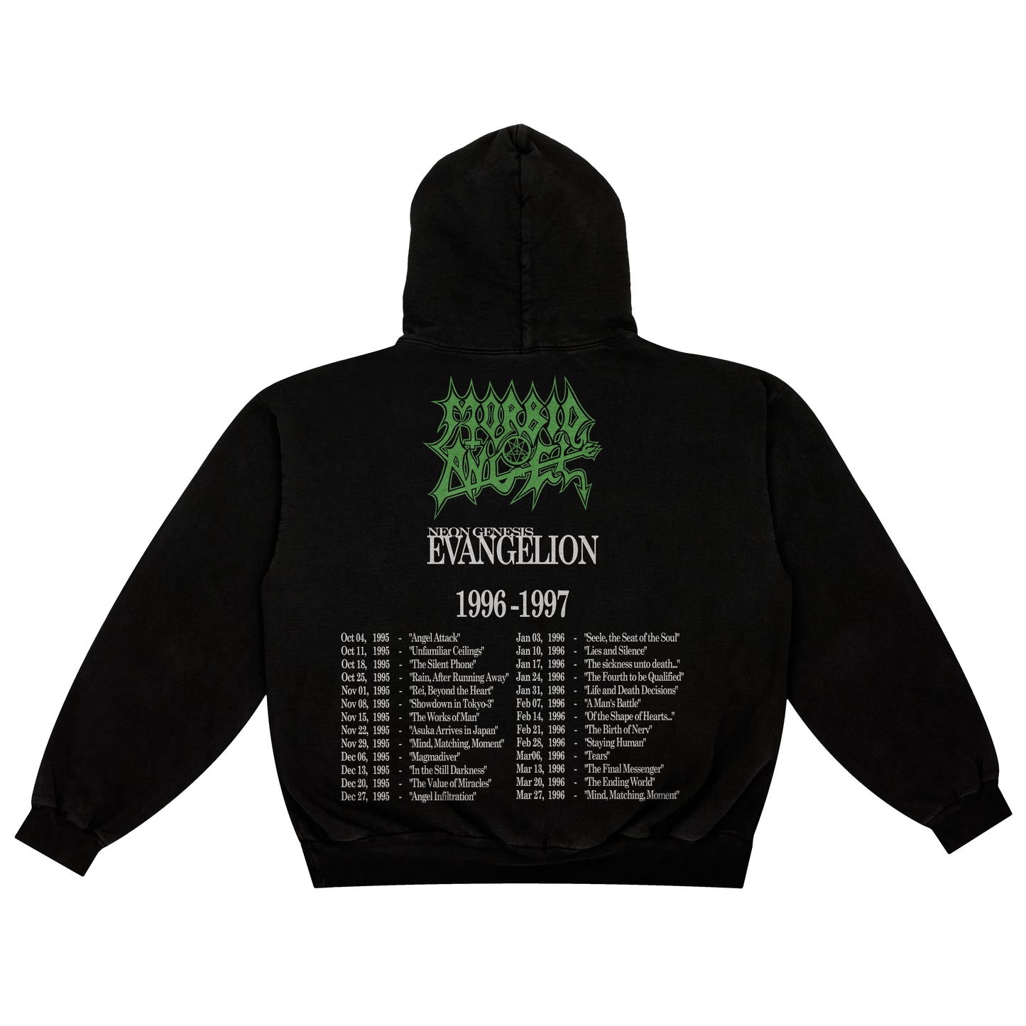 Morbid Angel x Evangelion "Domination" F&B print - Hoodie
