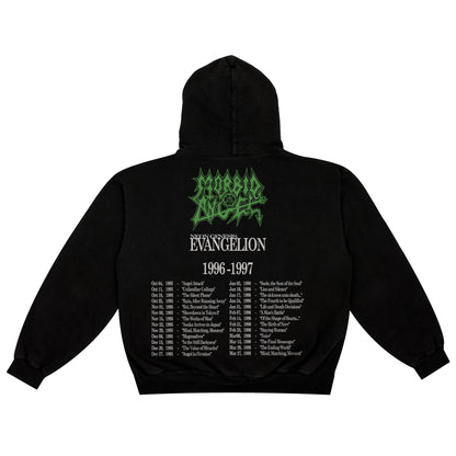 Morbid Angel x Evangelion "Domination" F&B print - Hoodie