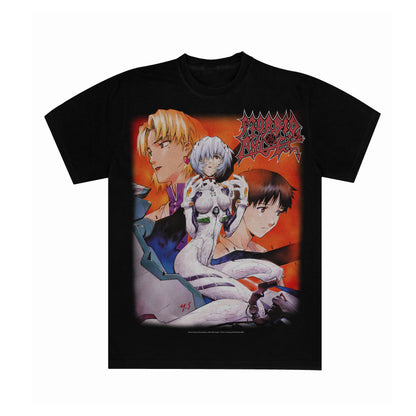 Morbid Angel x Evangelion "Tears" F&B print - Tee