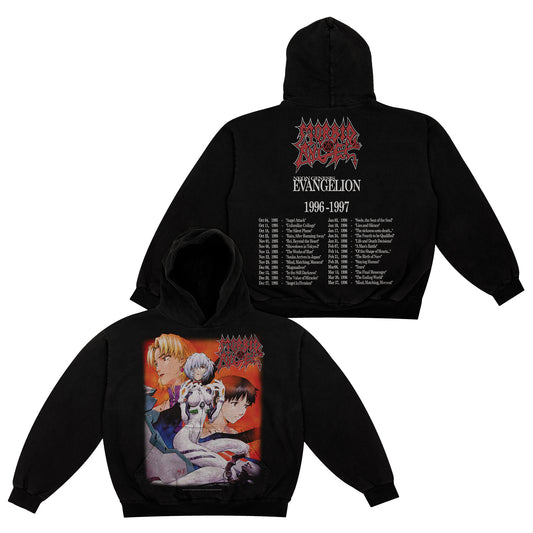 Morbid Angel x Evangelion "Tears" F&B print - Hoodie