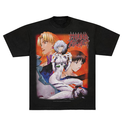 Morbid Angel x Evangelion "Tears" F&B print - Tee