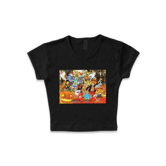 One Piece "Dead or Treat" - LAA Baby Rib Crop Top