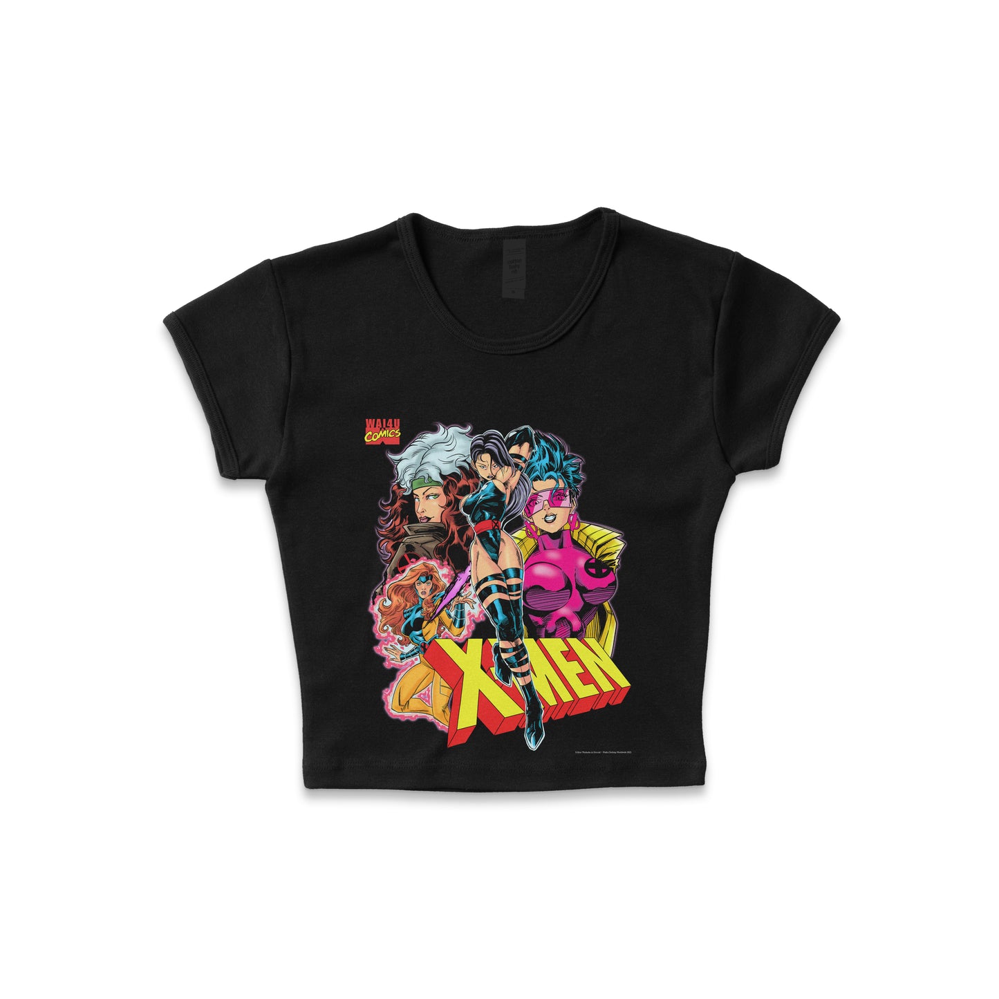 X-Men "Psylocke & Friends" - LAA Baby Rib Crop Top