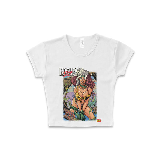 Rogue Savage Land - LAA Baby Rib Crop Top White *limited*