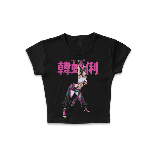 Street Fighter 6 Juri - LAA Baby Rib Crop Top