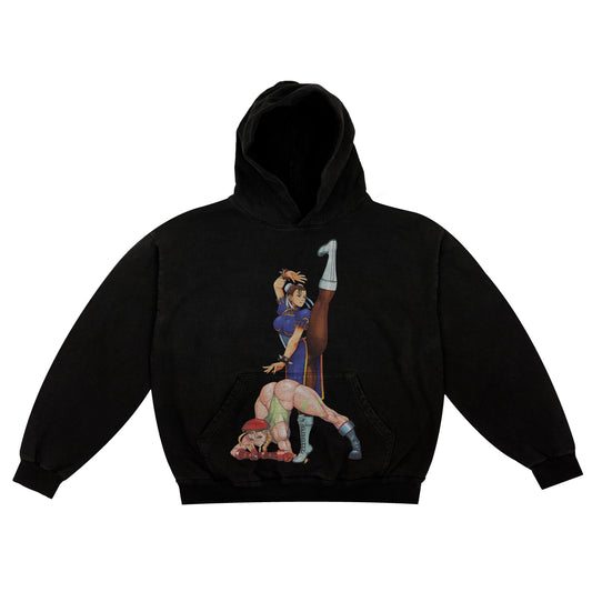 Super Street Fighter 2 Turbo F & B Print - Hoodie