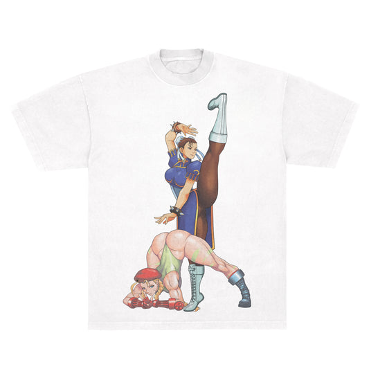 Super Street Fighter 2 Turbo F & B Print - LAA 1801 White *Limited*