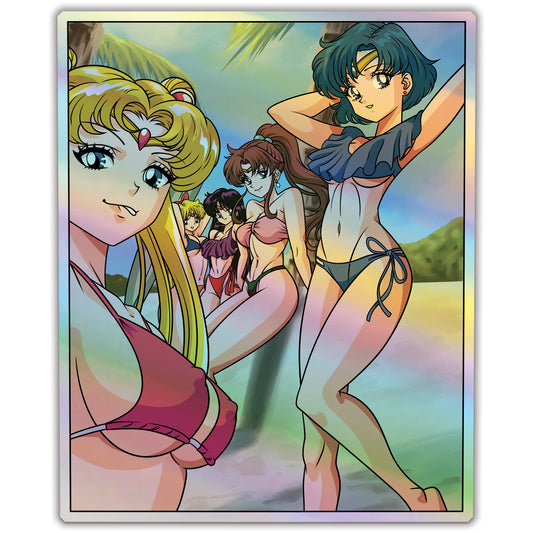 Sailor Moon "Endless Summer" Holographic Sticker