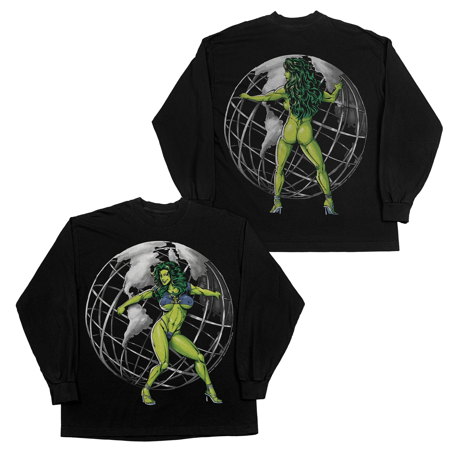 She-Hulk "Green Globes" F&B print - CC 6014