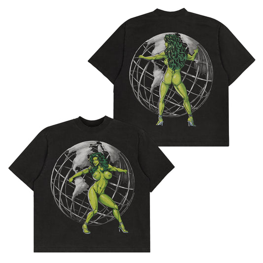 She-Hulk "Green Globes" NSFW F&B print - Tee