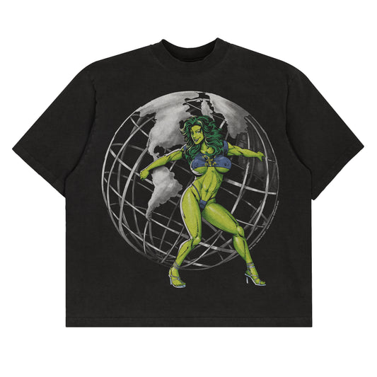 She-Hulk "Green Globes" F&B print - Tee