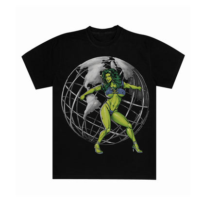 She-Hulk "Green Globes" F&B print - Tee
