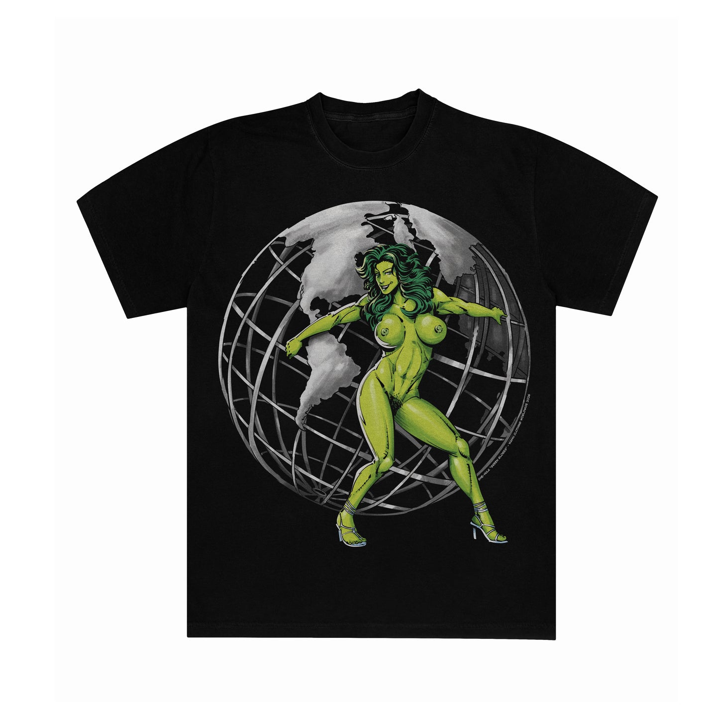 She-Hulk "Green Globes" NSFW F&B print - Tee