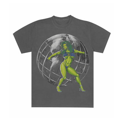 She-Hulk "Green Globes" F&B print - Tee