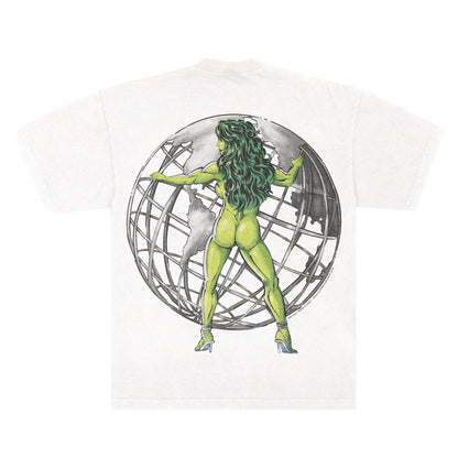 She-Hulk "Green Globes" F&B print - LAA 1801 White *Limited*
