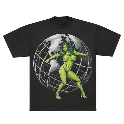 She-Hulk "Green Globes" NSFW F&B print - Tee