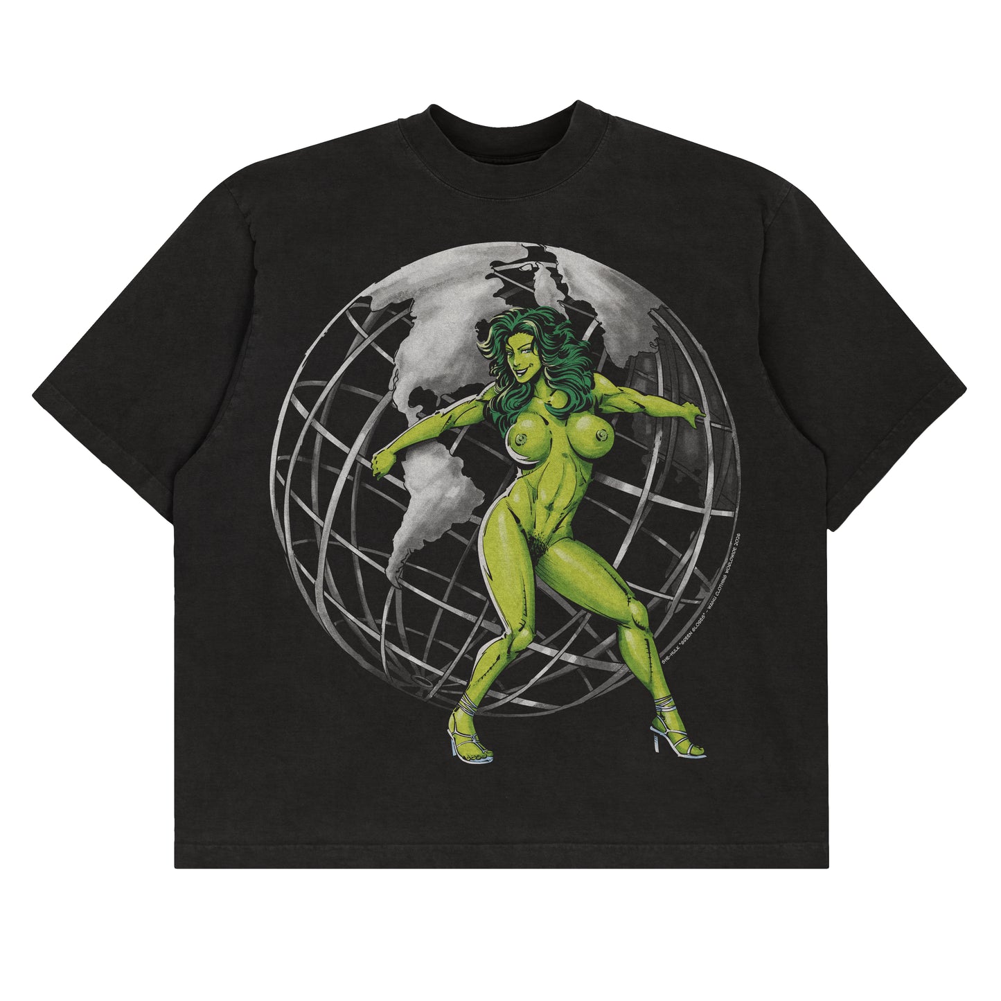 She-Hulk "Green Globes" NSFW F&B print - Tee