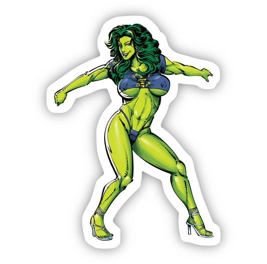 She-Hulk "Green Globes" Sticker