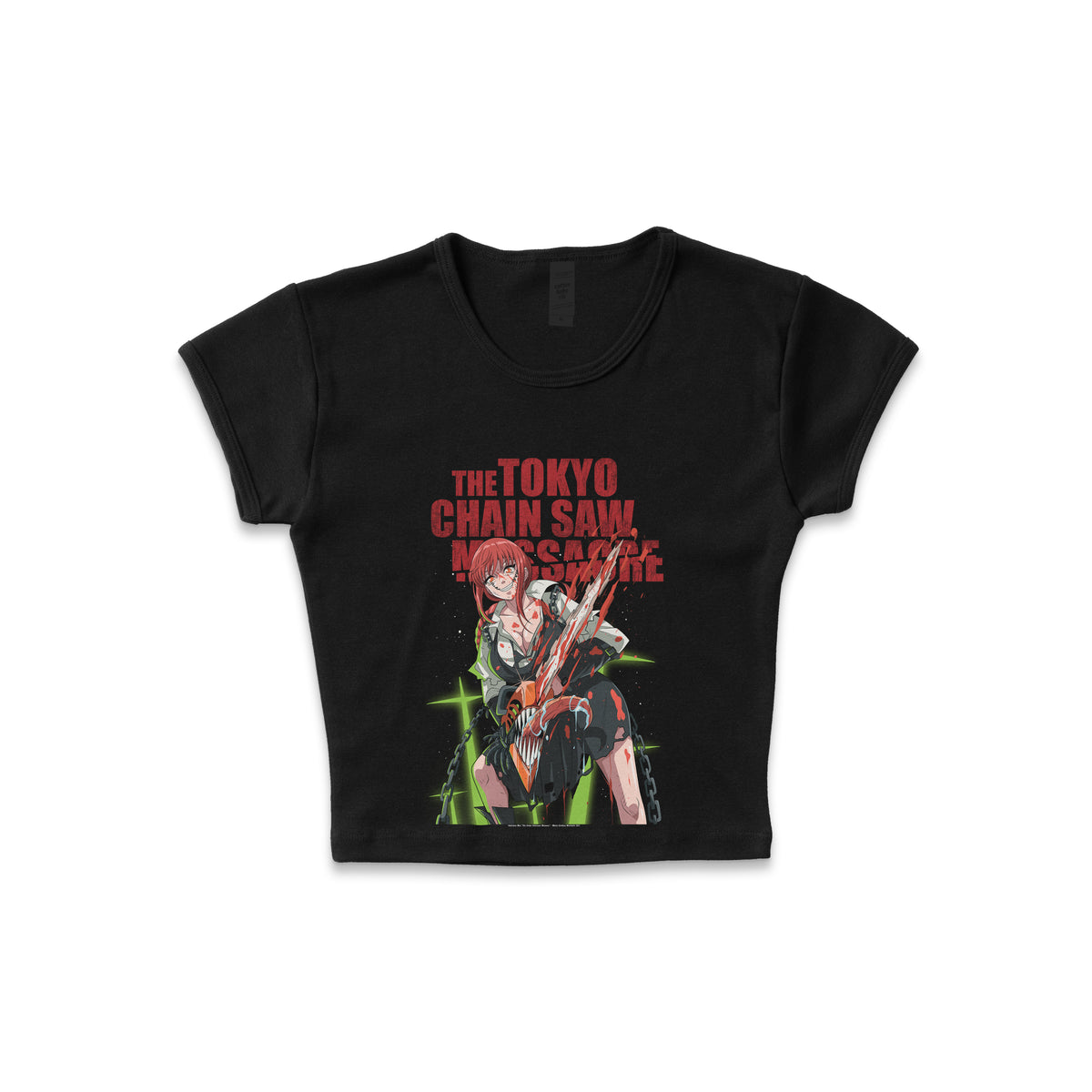 Chainsaw Man "The Tokyo Chainsaw Massacre" - LAA Baby Rib Crop Top