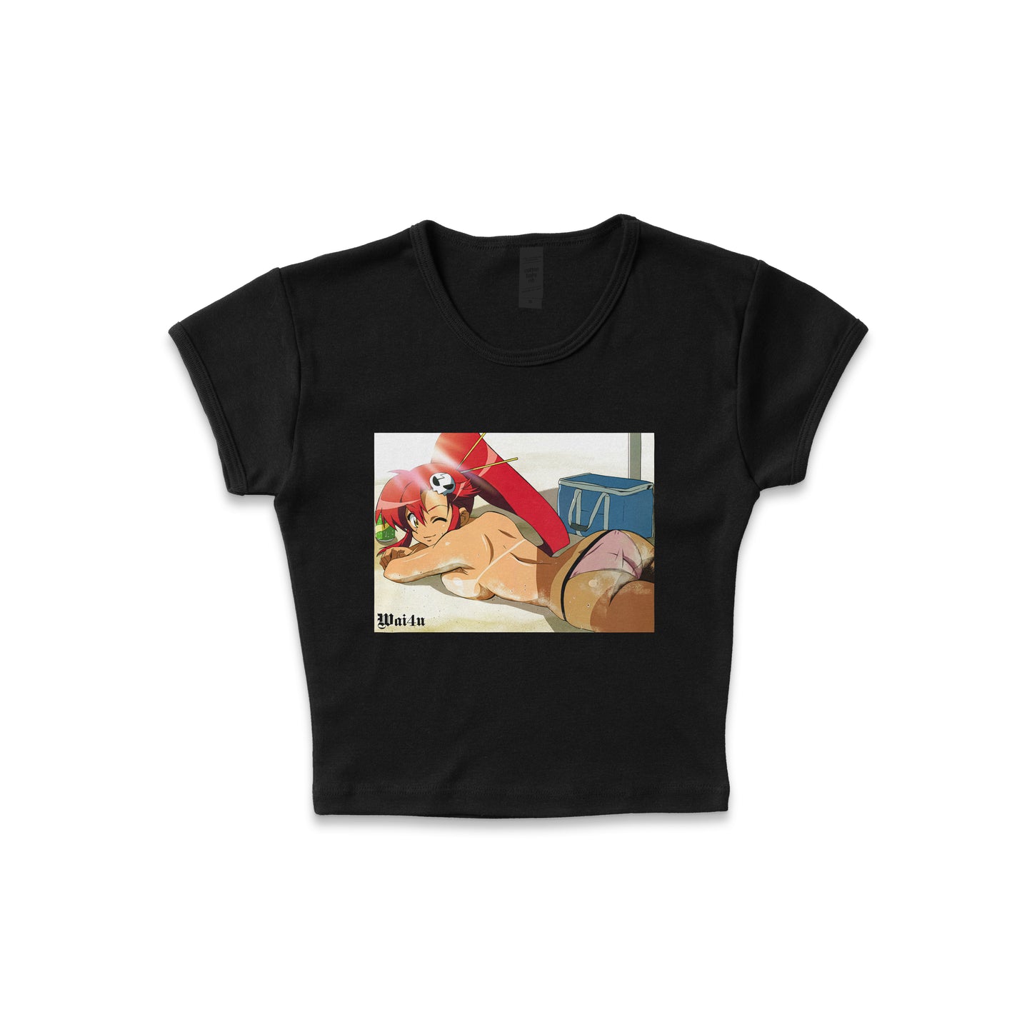 Gurren Lagann "Suns Out, Guns Out" - LAA Baby Rib Crop Top