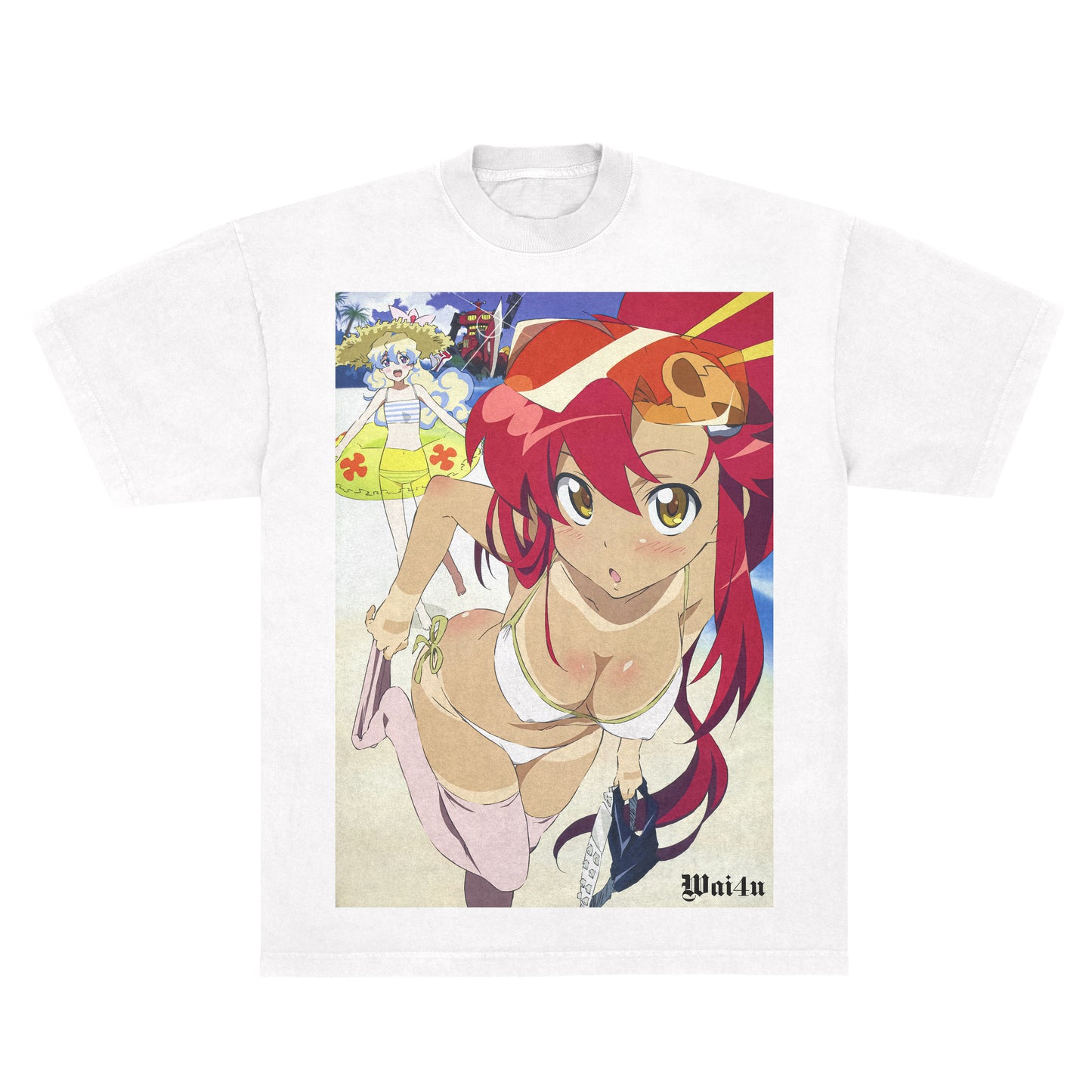 Gurren Lagann "Tanlines" - LAA 1801 White *Limited*