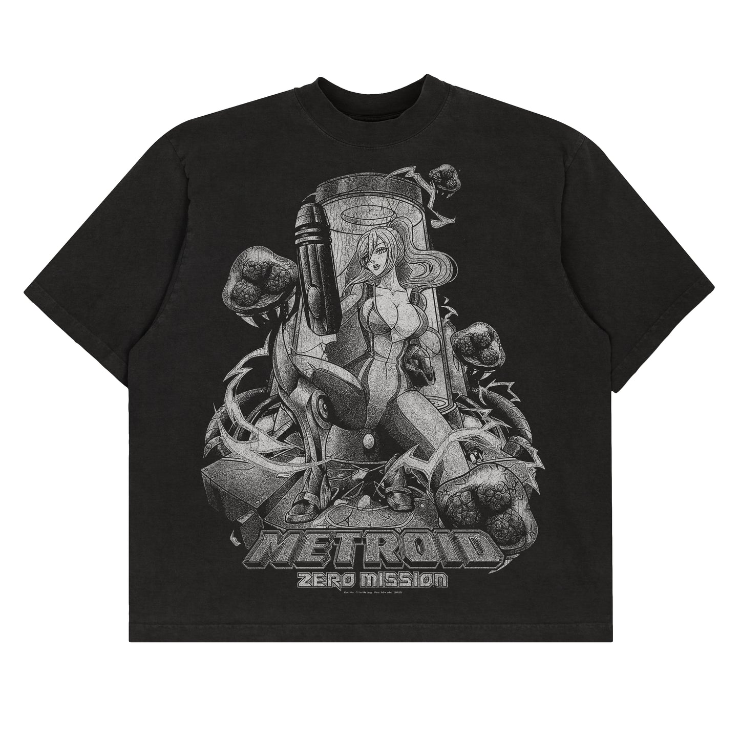 Metroid: Zero Mission Distressed - Tee *limited*