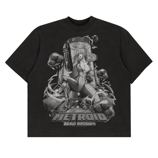 Metroid: Zero Mission Distressed - Tee *limited*