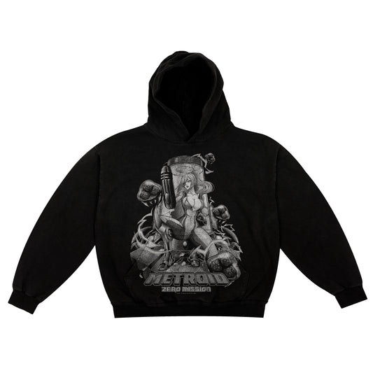 Metroid: Zero Mission Distressed - Hoodie *limited*