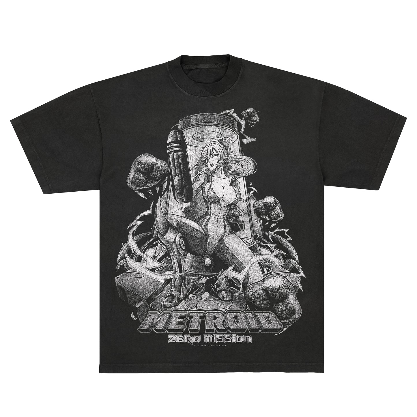 Metroid: Zero Mission Distressed - Tee *limited*