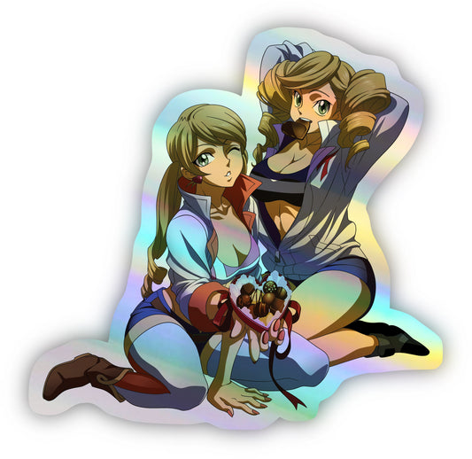 Iron Blooded Orphans Lafter & Eco Holographic Sticker