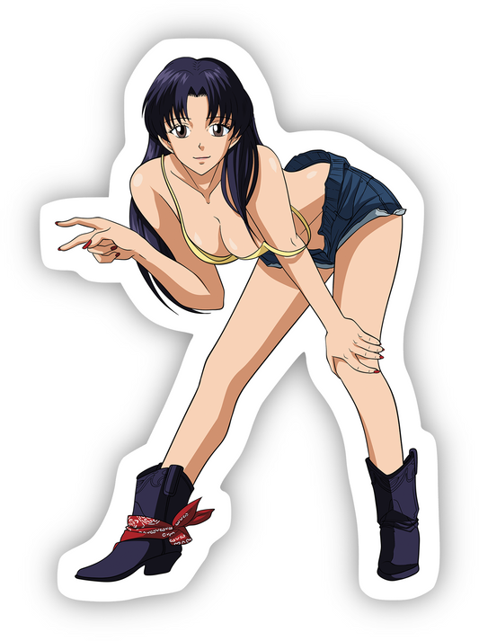 Misato Playboy Sticker