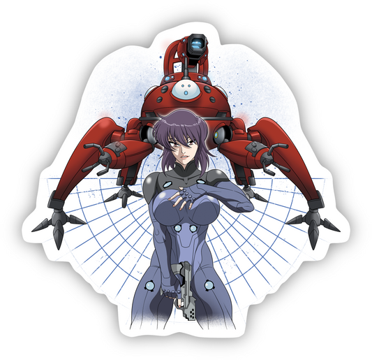 Ghost in the Shell Motoko's Web Sticker
