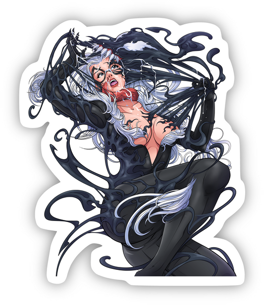 Black Cat Venom Sticker